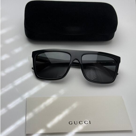 NEW Gucci Sunglasses GG0748S 001 Black Unisex main image 8